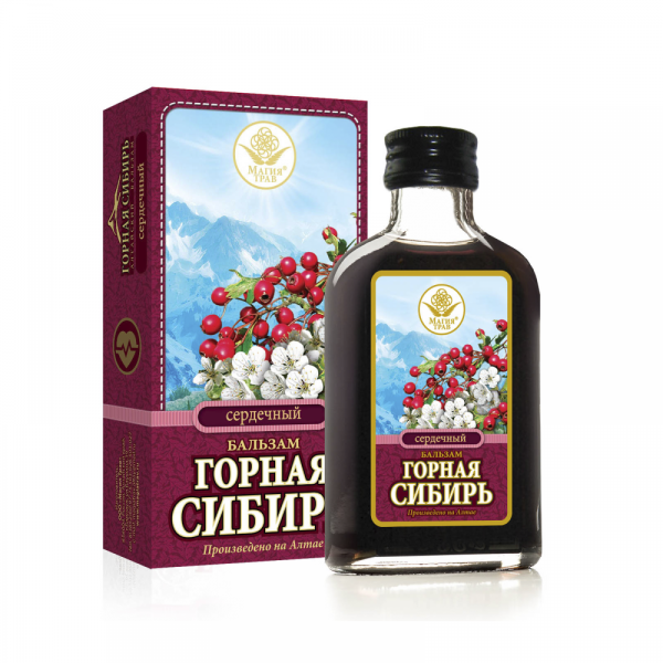 Изображение товара Бальзам Сибирь Сердечный, 100 мл Бальзам Сибирь Сердечный, 100 мл фотография